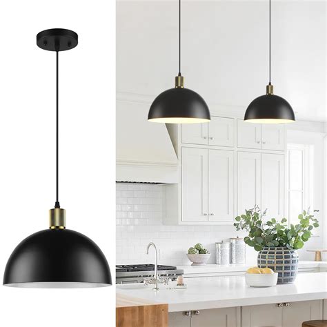 Black Hanging Kitchen Light Fixtures