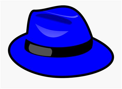 Black Hat With Blue Printable
