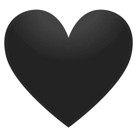 black heart emoji transparent