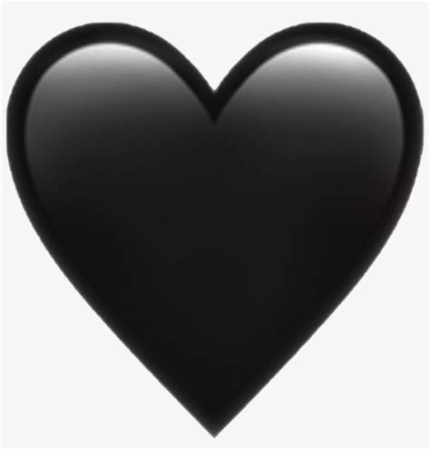 black heart emoji usage