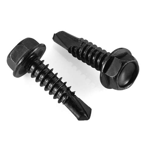 Black Hex Self Tapping Screws