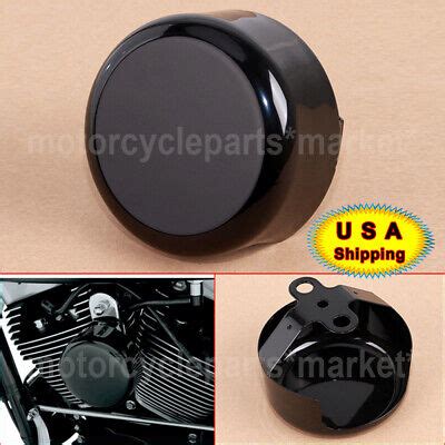 Black Horn Cover Softail