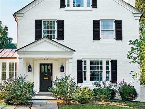 Black House White Shutters