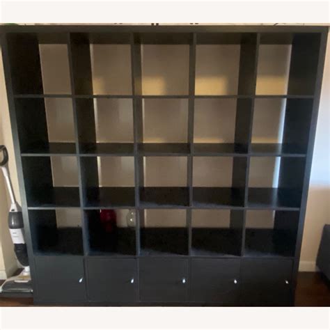 Black Ikea Storage Cubes