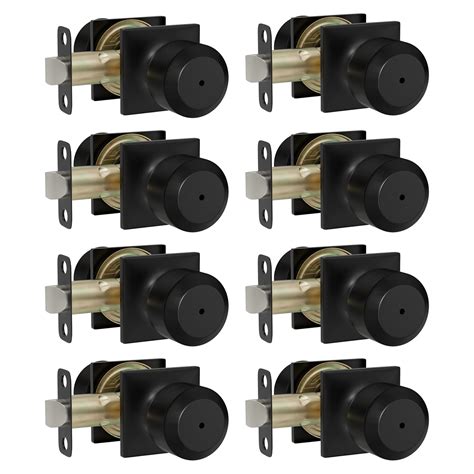 Black Interior Door Knobs With Backplate