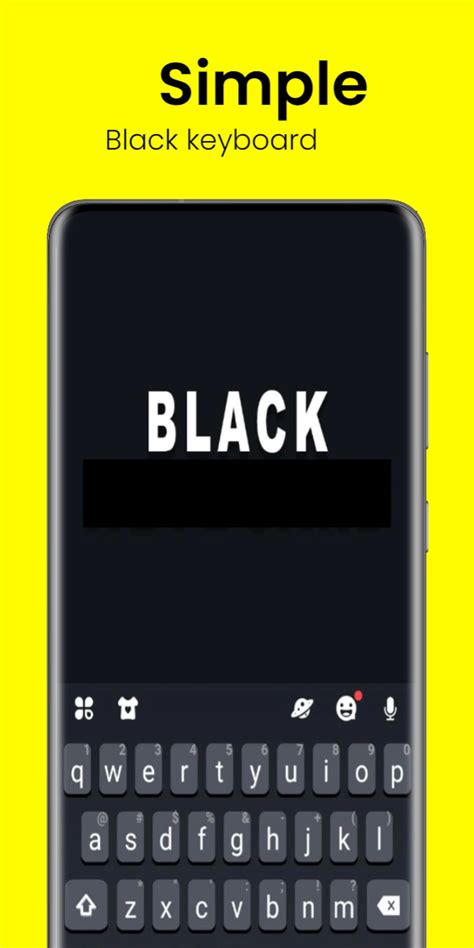 Black Keyboard In Android