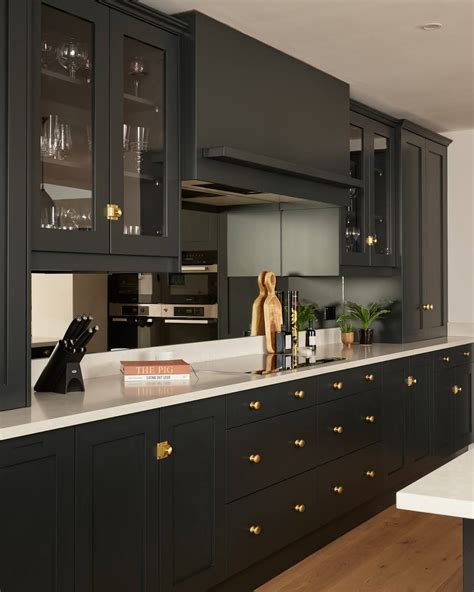 Black Kitchen Cabinets Matt