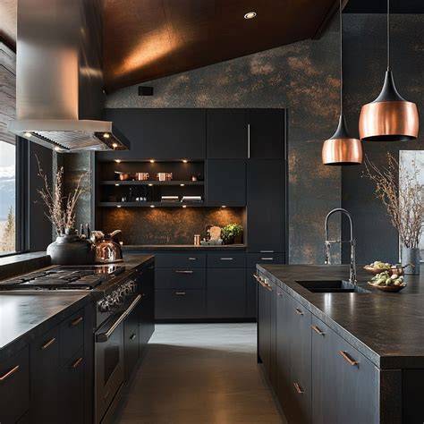 29 Beautiful Black Kitchen Ideas to Try in 2021