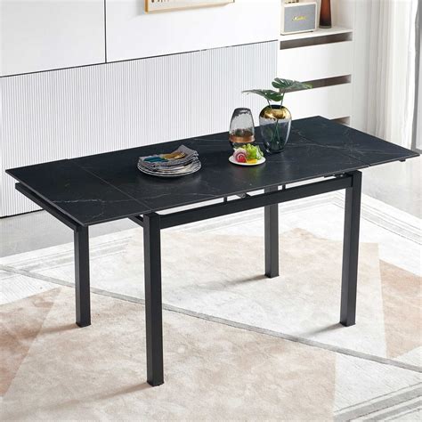 Black Kitchen Table Rectangle