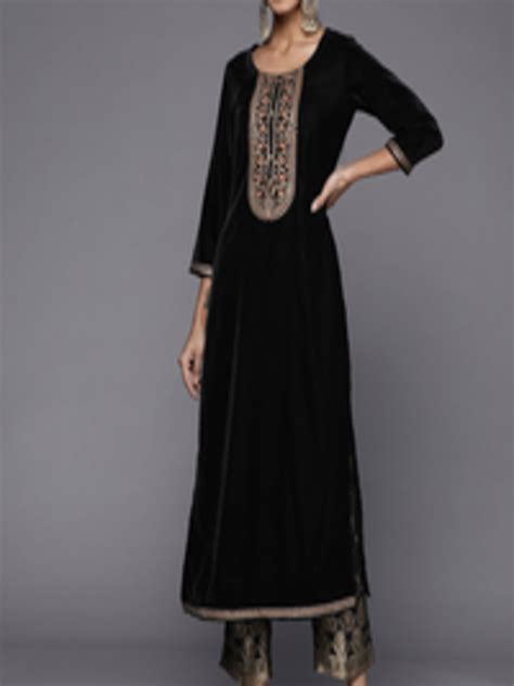 black kurta sets for women