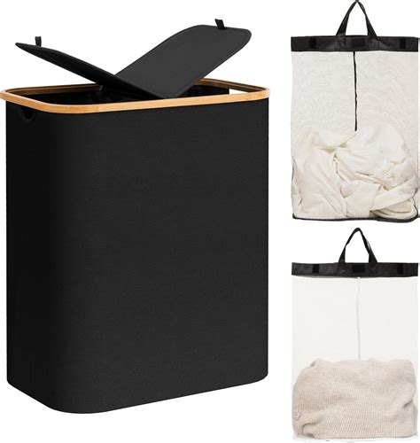 Black Laundry Hamper With Lid