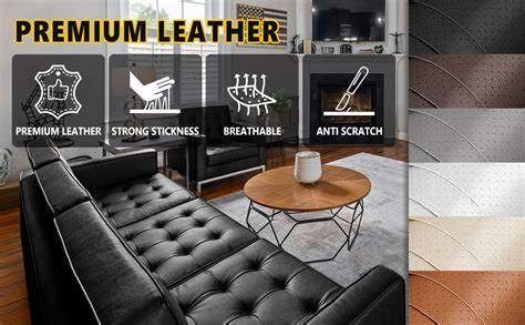 Black Leather Patch For Couch