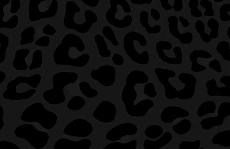 Black Leopard Print Wallpaper