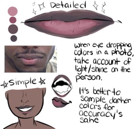 Black Lips Drawing Reference
