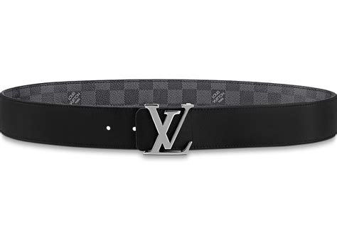 black louis vuitton belt silver buckle