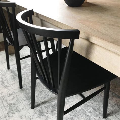 Black Low Back Kitchen Chairs