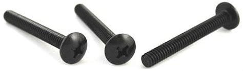 Black Machine Screws 10-24