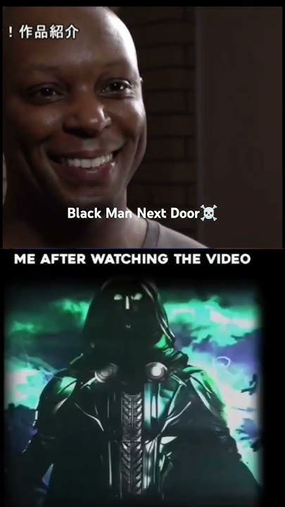 black man next door