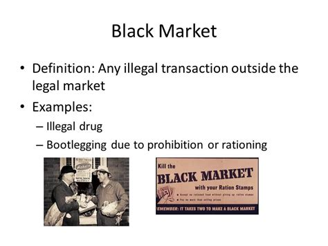 black market definition