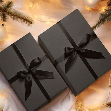 Black Matte Wrapping Paper