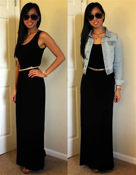 12 Ways to Style a Casual Black Maxi Dress Wishes & Reality