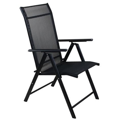 black metal folding patio chairs