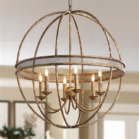 home.furnitureanddecorny.com:black metal sphere chandelier