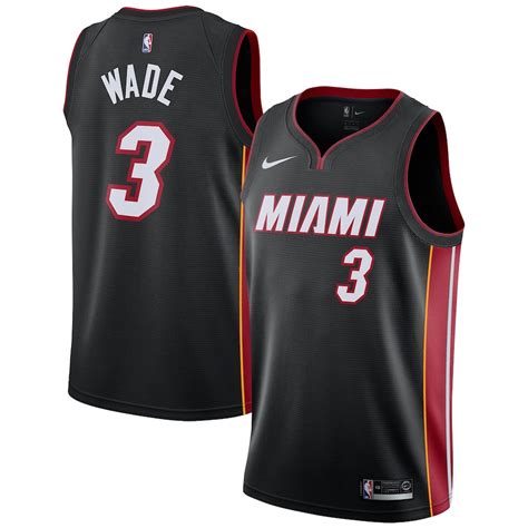 black miami heat jersey