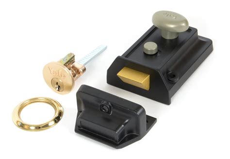 Black Night Latch Lock
