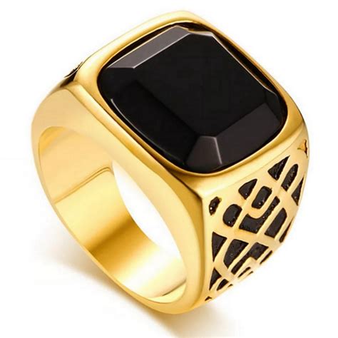 black onyx ring for men