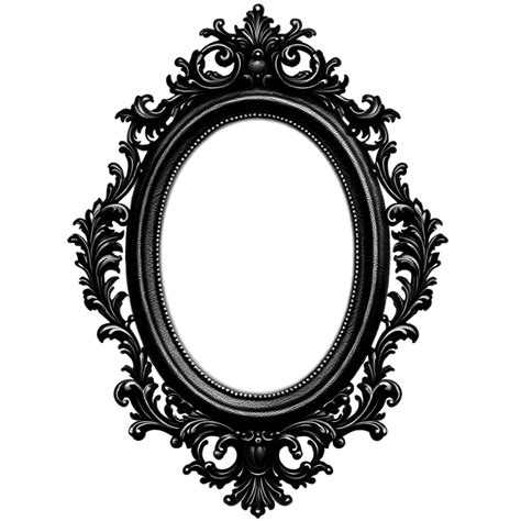 Black Oval Picture Frames Printables