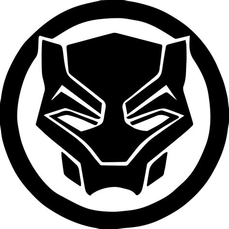 black panther logo svg