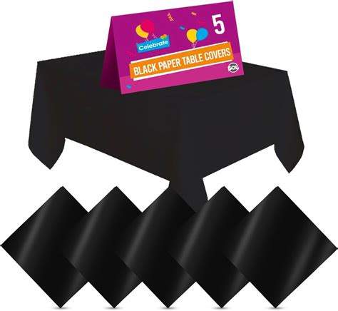 Black Paper Table Covers