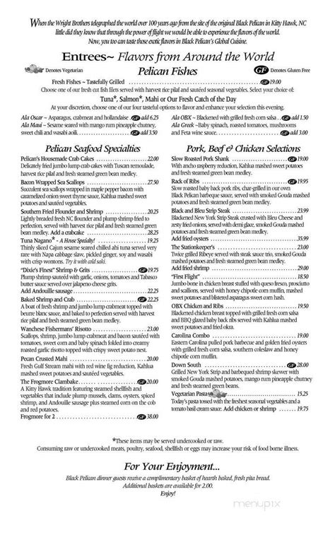 black pelican chesapeake menu