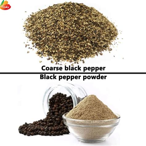 Black Pepper Vs Coarse