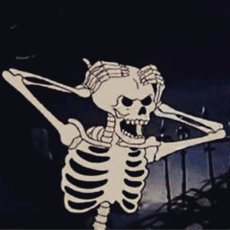 Black Pfp Aesthetic Skeleton