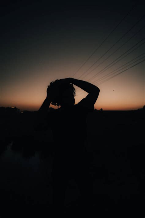 Black Pfp Aesthetic Sunset