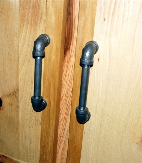 Black Pipe Cabinet Pulls