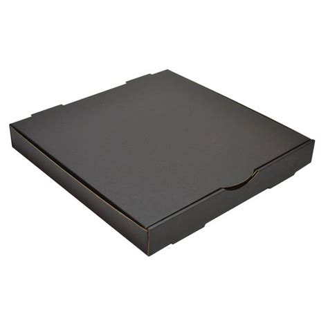 Black Pizza Box