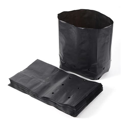 black plastic bags for growing plants