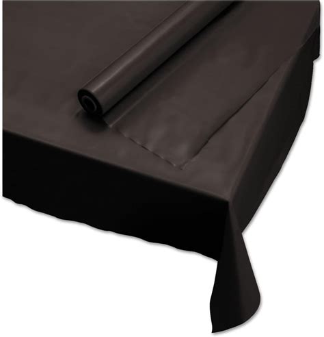Black Plastic Roll Table Cover