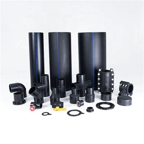 Black Plastic Water Pipe Fitting