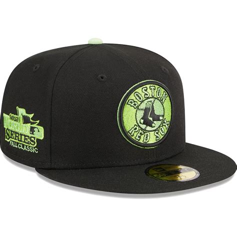 Black Red And Green Fitted Hat