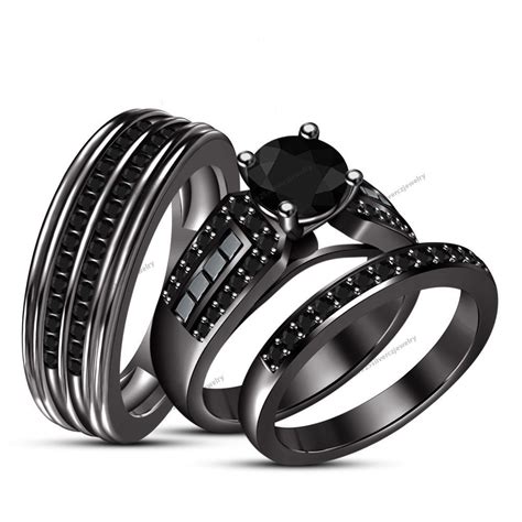 6+ Black Rings Wedding
