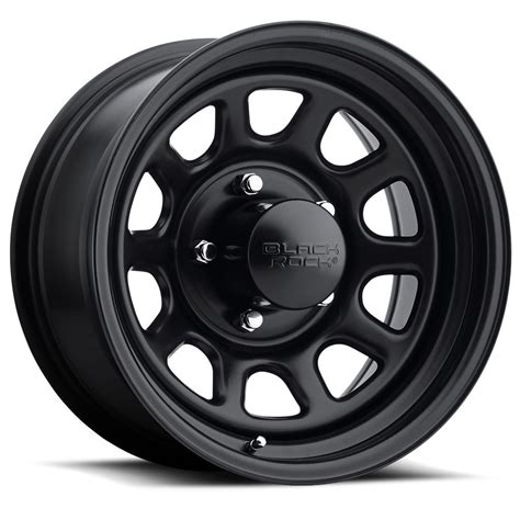 Black Rock Trailer Wheels