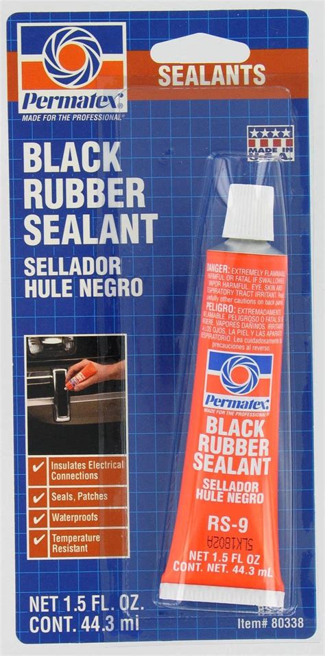 black rubber sealant for cars