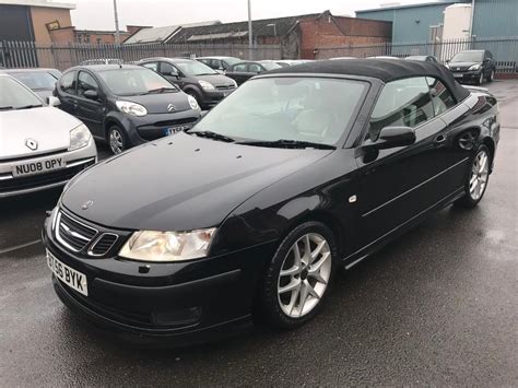 black saab convertible for sale