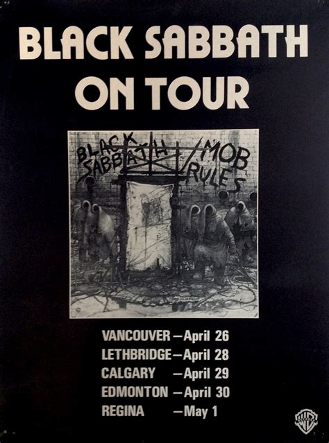 black sabbath 1982 tour