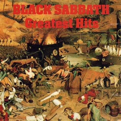 black sabbath greatest hits album cover art