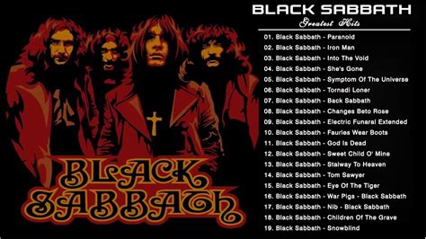 black sabbath hits list